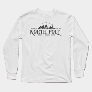 North Pole Christmas brewing Company Long Sleeve T-Shirt